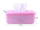 Elegant Rectangle Tissue Box Paper Holder Tissue Holders,Pink