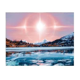 Sunrise Backdrop Tapestry Landscape Bedroom Decorative Wall Tapestry Room Bedside Tapestry Painting Wall Art, 43x59 inch