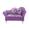 Purple Bowknot Jewelry Storage Box Organizer Love Seat Furniture Shape Mini Jewelry Holder