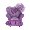 Purple Bowknot Jewelry Storage Box Organizer Single Arm Chair Furniture Shape Mini Jewelry Holder