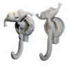 2-Packs Handmade Simulation Alien Resin Wall Hanger Hooks Decorative Coat Hooks for Kitchen Living Room Bedroom