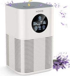 Air Purifiers for Home Bedroom, KOIOS H13 HEPA Air Purifier with Auto Speed Control for Pets Hair Dander Smoke, Portable Air Filter with Fragrance Spo