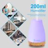 Zokop 2369yk 200ml Aroma Diffuser with White Remote Control Colorful Light White RT