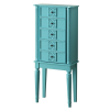 Tammy Jewelry Armoire in Light Blue  AL