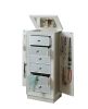 Talor Jewelry Armoire in White