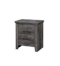 Vidalia Nightstand, Rustic Gray Oak