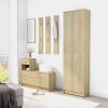 Hallway Wardrobe Sonoma Oak 21.7"x9.8"x74.4" Chipboard