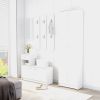 Hallway Unit White 39.4"x9.8"x30.1" Chipboard