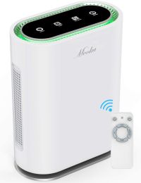 MOOKA True HEPA+ Smart Air Purifier, Large Room up to 540ftÂ², 6-Point Filtration, Auto Mode