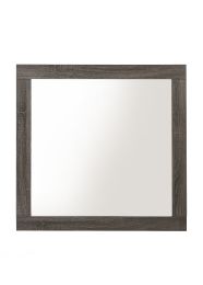 Avantika Mirror, Rustic Gray Oak