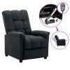 Electric Recliner Dark Gray Fabric