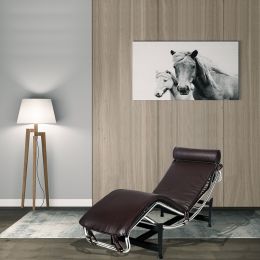 Le Corbusier LC-4 Style Replica Chaise Lounge Chair Mid Century Modern for living room/ bedroom