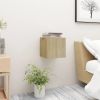 Bedside Cabinet Sonoma Oak 12"x11.8"x11.8" Chipboard