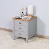 Living Room Storage Cabinet Bedroom nightstand with 3 Drawers 17.7 x 17.7 x 22.05 inch