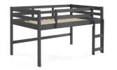 Lara Twin Loft Bed, Gray Finish