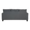 3-Seat Sofa Living Room Linen Fabric Sofa Couch