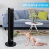 For Office Indoor Bedroom And Home Simple Deluxe With Remote Control 32'' Electric Oscillating Tower Fan Black