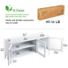 TV cabinet with large space 1 shelf metal home TV stand for living room bedroom for TVs Up to 55&quot;