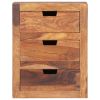 Bedside Cabinet 15.7"x11.8"x11.8" Solid Sheesham Wood