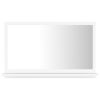 Bathroom Mirror White 23.6"x4.1"x14.6" Chipboard