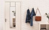 47x12 inch Full Length Mirror with Hanging Hooks for Door Wall Mounted Decoration Floor Dressing Mirror Full Body Mirror for Bedroom Living Room Bathr