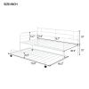 [Not allowed to sell to Walmart] Metal daybed with trundle