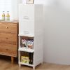 4-Tire Storage Cabinet with 2 Drawers Organizer Unit for Bathroom Bedroom RT