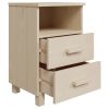 Bedside Cabinets 2 pcs Honey Brown 15.7"x13.8"x24.4" Solid Wood Pine