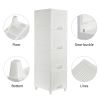 4-Tire Storage Cabinet with 2 Drawers Organizer Unit for Bathroom Bedroom RT