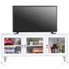 TV cabinet with large space 1 shelf metal home TV stand for living room bedroom for TVs Up to 55&quot;