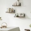 3PCS Rustic Wood Wall Storage Shelves Floating Shelves  for Bedroom Living Room Bathroom Kitchen Office XH