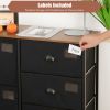 5-Drawer Storage Dresser for Bedroom and Entryway Cabinets