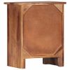 Nightstand 15.7"x11.8"x19.6" Solid Sheesham Wood