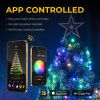 LinkedSparx LED String Lights, 110ft 420 RGB Multicolor App-Controlled LED Christmas Lights with Music Modes for Xmas Tree Indoor Party Holidays Home