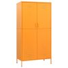 Wardrobe Mustard Yellow 35.4"x19.7"x70.9" Steel