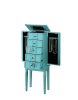 Tammy Jewelry Armoire in Light Blue  AL