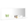 Bathroom Mirror White 39.4"x4.1"x14.6" Chipboard