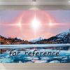 Sunrise Backdrop Tapestry Landscape Bedroom Decorative Wall Tapestry Room Bedside Tapestry Painting Wall Art, 43x59 inch