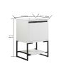 24" Freestanding Bathroom Vanity With Two Soft Closing Doors And One Shelf Include Basin Top