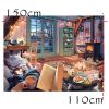 Warm House Wall Hanging Backdrop Cloth Bedroom Cozy Dorm Bedside Room Wall Art Decor Tapestry,59x43 inch