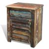 End Table with 1 Drawer 1 Door Reclaimed Wood