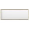 Bathroom Mirror Sonoma Oak 39.4"x0.6"x14.6" Chipboard