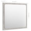 Bathroom Mirror Concrete Gray 15.7"x0.6"x14.6" Chipboard