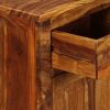 Bedside Cabinet 15.8"x11.8"x19.7" Solid Sheesham Wood