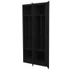 Wardrobe Black 31.5"x19.7"x70.9" Steel