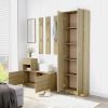 Hallway Furniture Set Sonoma Oak Chipboard