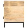 Bedside Cabinet 15.7"x11.8"x20.1" Solid Mango Wood