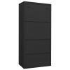 Wardrobe Anthracite 31.5"x19.7"x70.9" Steel