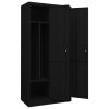 Wardrobe Black 31.5"x19.7"x70.9" Steel