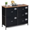 5-Drawer Storage Dresser for Bedroom and Entryway Cabinets